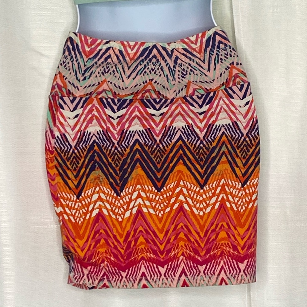 Multicolor Mini Skirt